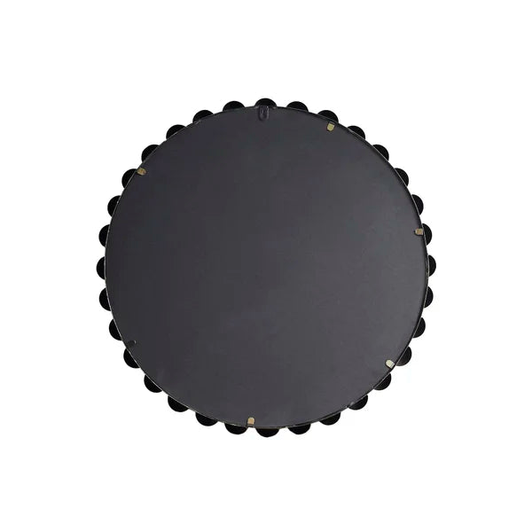 Marlowe Beaded Round Metal Wall Mirror